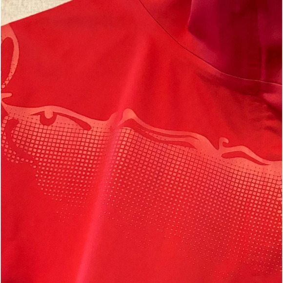 Nike Golf Jacket Storm-Fit20 Size Large (L), Ladies, Scarlett Red,Digital Dragon - Picture 3 of 12